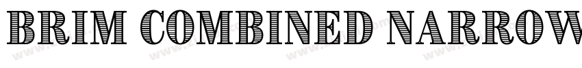 Brim Combined Narrow字体转换